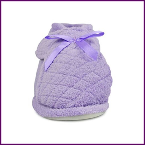 Adjustable Front Flap Slippers with Memory Foam, Sizes 5-11 - Picture 3 of 6